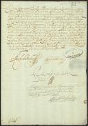 Carta do rei D. João V enviada aos oficiais da câmara de Ponte de Lima para fazerem eleições para o cargo de pagador geral da gente da guerra da Província do Minho