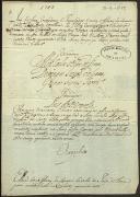 Carta do rei D. João V pela qual nomeia os vereadores e o procurador da vila de Ponte de Lima para o ano de 1748