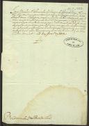 Carta do rei D. Pedro II enviada aos oficiais da câmara de Ponte de Lima a comunicar o nascimento da Infanta D. Francisca Josefa, sua filha