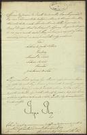 Carta do rei D. João VI pela qual nomeia os vereadores, o juiz e o procurador da câmara da Correlhã para o ano de 1826