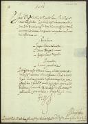 Carta do rei D. Filipe II pela qual nomeia os vereadores e o procurador da vila de Ponte de Lima para o ano de 1616