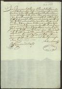 Carta do Infante D. Pedro enviada ao juiz de fora da vila de Ponte de Lima pela qual nomeia Jácome Pereira Gago para vereador em vez de Cristóvão Salgado de Castro, já falecido