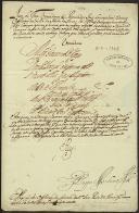Carta do rei D. José I pela qual nomeia os vereadores, o procurador, o juiz dos órfãos e o escrivão da câmara da vila de Ponte de Lima para o ano de 1758