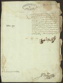 Carta de D. João de Sousa enviada ao juiz do Couto da Correlhã relativa o lançamento das 1.360 copas de palha que couberam a esse couto pelo recenseamento de 173 cavalos