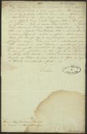 Carta da rainha D. Maria I enviada aos oficiais da câmara de Ponte de Lima pela qual comunica ter ajustado com o Rei Católico o matrimónio do infante D. João com a infanta D. Carlota Joaquina e o da infanta D. Mariana Vitória com o infante Gabriel