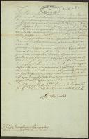 Carta enviada aos oficiais da câmara de Ponte de Lima pela qual a rainha D. Mariana Vitória de Bourbon manda participar a morte do rei D. José I