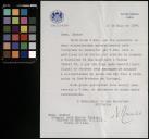 Carta do Embaixador Britânico N. Ronald ao General Norton de Matos
