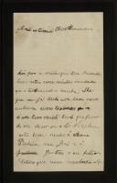 Carta enviada por João Vilhena de Castro a Alexandre de Albuquerque Vilhena Moura Pegado