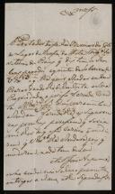 Carta enviada por José António Rosadas Pinhor a José Lopes de Calheiros e Meneses