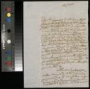 Carta enviada por José António Rosadas Pinhor a José Lopes de Calheiros e Meneses