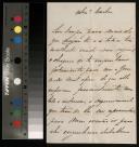 Carta enviada por Fernando de Magalhães a José Maria Pereira de Castro