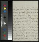 Carta enviada por Maria Cândida do Patrocínio de Sá [Pinto de Mendonça] a Clara Carolina das Dores Malheiro