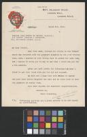 Carta de Leo Weinthal ao Coronel José Norton de Matos