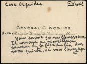 Carta do General C. Noguès