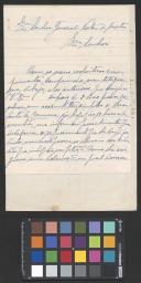 Carta de Arnaldo José Miranda de Barros ao General Norton de Matos