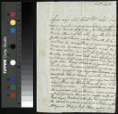 Carta enviada por Manuel António Afonso a Teresa Vitória de Calheiros e Meneses