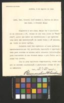 Carta de Bernardino Alves Correia ao General José Mendes R. Norton de Matos