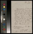 Carta enviada por Frederico Ernesto Pereira de Castro a José Pereira de Castro