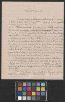 Carta de Joaquim da Costa ao General Norton de Matos