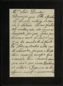 Carta enviada por João Antunes Barbosa a Alexandre Vilhena