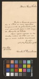 Carta de Hambá S. Pissurlencar a José Norton de Matos