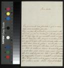 Carta enviada por Amélia Augusta de Castro a José Maria Pereira de Castro