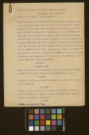 Cópia de um decreto referente ao Exército Espanhol