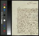 Carta enviada por Pedro José Martins a Teresa Vitória Calheiros de Meneses