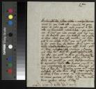 Carta enviada por Joana Isabel Maria Carneiro Pizarro a Clara Carolina das Dores Malheiro e Meneses