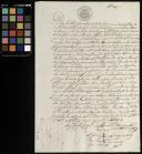 Declaração de venda que faz Fabião Gonçalves de Matos e sua filha ao Abade João Luís de Sousa Sarmento e Meneses