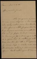 Carta enviada por Clara a João António de Castro Vilhena