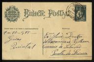 Bilhete postal enviado por João Antunes Barbosa a Alexandre de Vilhena