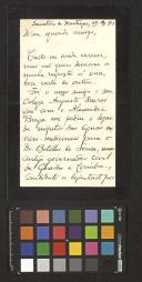 Carta de Afonso Costa a José Norton de Matos
