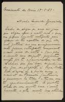 Carta enviada por Alexandre a Inácia