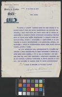Carta de Castro Ferrão ao General Norton de Matos