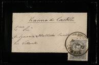 Carta enviada por Alexandre de Vilhena e Albuquerque Moura Pegado a Inácia Malheiro Pereira de Castro Vilhena