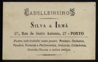 Carta enviada por Cabeleireiros Silva & Irmã, e Tomás António de Azevedo Meira a Clara Malheiro