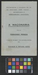 "A Maçonaria vista por Fernando Pessoa"