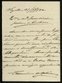 Carta enviada por Francisco de Calheiros a Inácia de Castro Malheiro de Vilhena