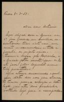 Carta enviada por Alexandre a António Malheiro Pereira de Castro