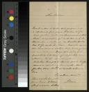 Carta enviada por Clara a José Maria Pereira de Castro