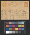 Bilhete postal de J. G. Peixinho ao General Norton de Matos