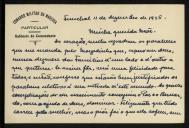 Carta enviada por Francisco a Inácia Pereira de Castro de Vilhena