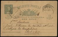 Bilhete postal enviado por Inácia a João Vilhena de Castro