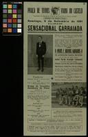 Folheto da garraiada de 9 de setembro de 1951 na Praça de Touros de Viana do Castelo