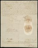 Carta patente de nomeação de Manuel de Sousa Machado para o cargo de capitão da 7ª Companhia do Regimento de Infantaria de Viana 