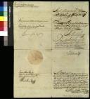 Carta de patente de D. José que nomeia Francisco de Abreu Coutinho Capitão do Regimento de Infantaria