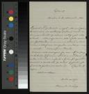 Carta enviada por Alexandre a José Maria Pereira de Castro