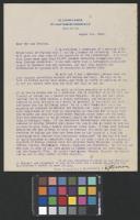 Carta de M. J. Brown ao General Norton de Matos