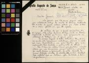 Carta de Augusto de Sousa ao General Norton de Matos